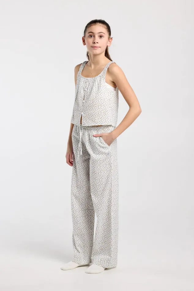 America Today Ondergoed & Lounge^Lounge pants Melly Jr lounge pants met bloemenprint en lange fit