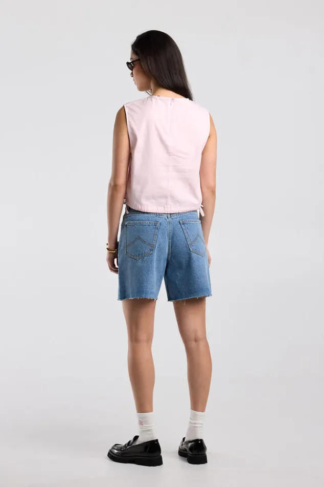 America Today T-Shirts & Tops|Linnen^ouwoze top Irene innen ouwoze top et trekkoord en rit achter