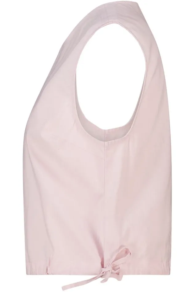 America Today T-Shirts & Tops|Linnen^ouwoze top Irene innen ouwoze top et trekkoord en rit achter