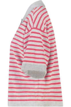 America Today New In|Truien & Vesten^Poo Kirten getreepte ooe fit poo et knoopuiting