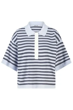 America Today New In|Truien & Vesten^Poo Kirten getreepte ooe fit poo et knoopuiting