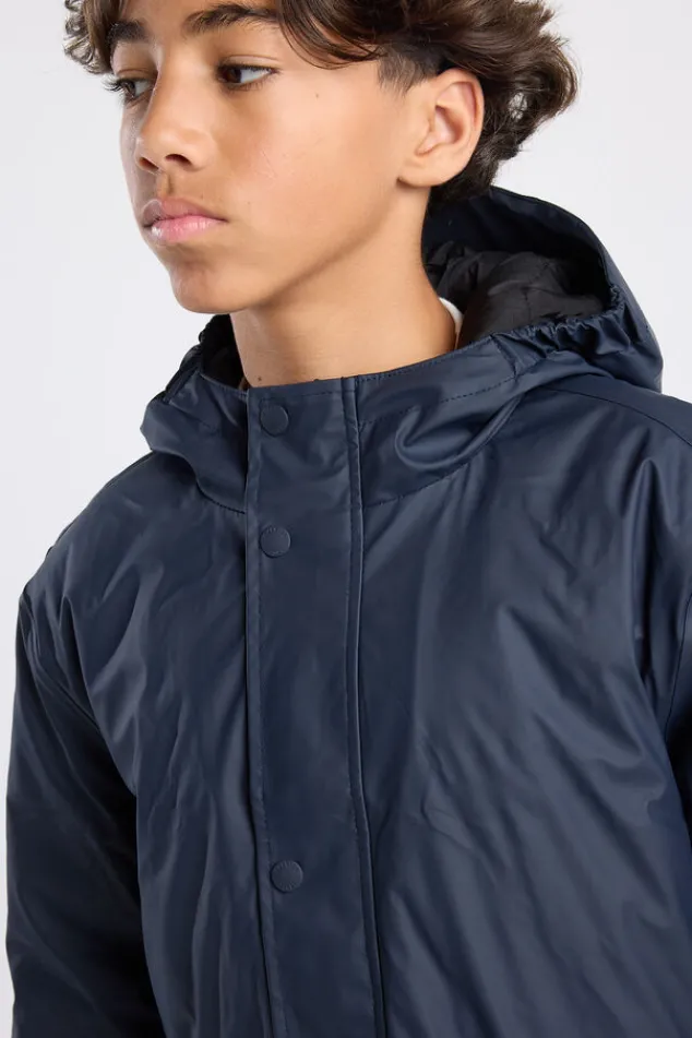 America Today Jassen & Regenjassen^Regenjas Jake padded Jr regenjas met capuchon en warme voering