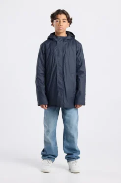 America Today Jassen & Regenjassen^Regenjas Jake padded Jr regenjas met capuchon en warme voering
