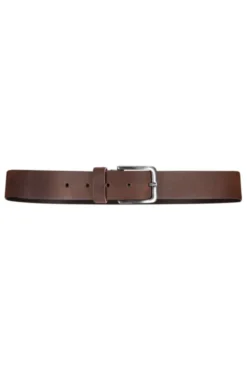 America Today Accessoires^Riem Ashton Leren riem met zilveren gesp