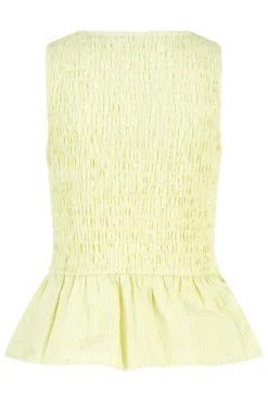 America Today New In|T-Shirts & Tops^Shirt Isero mouwloze smock top met ruffle onderkant