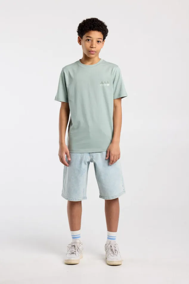 America Today Shorts^Short Nate Jr denim short met relaxed fit voor boys