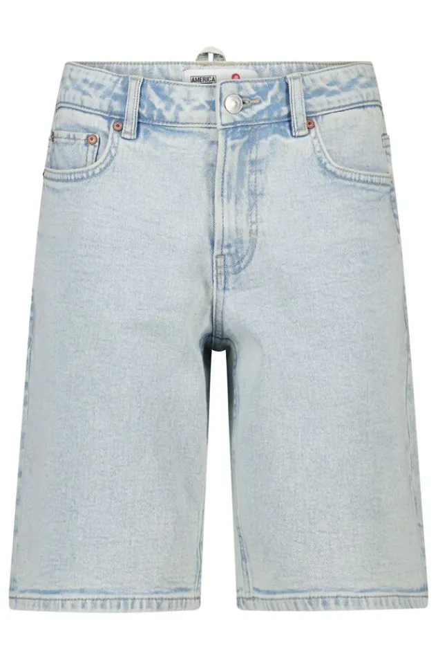 America Today Shorts^Short Nate Jr denim short met relaxed fit voor boys