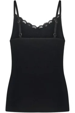 America Today Ondergoed & Lounge^Singlet Grace JR singlet met kanten halslijn en verstelbare bandjes