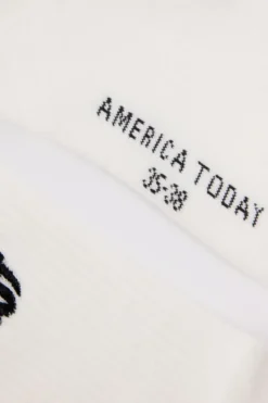 America Today Sokken & Accessoires|New In^Sokken Thabo Fun Jr sokken met embroidery detail
