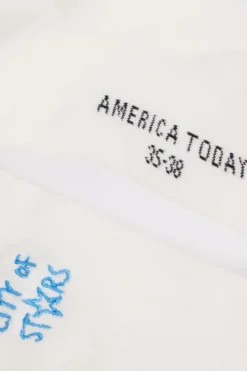 America Today New In|New In^Sokken Thabo Fun Jr sokken met embroidery detail