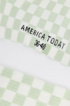 America Today Accessoires|New In^Sokken Tula B hoge sokken met ruitpatroon
