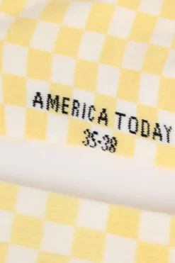 America Today New In|New In^Sokken Tula B Jr sokken met ruit patroon