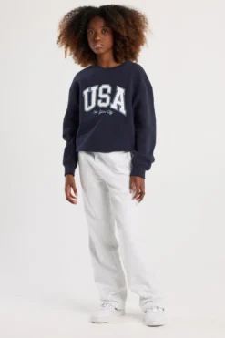 America Today Truien & Vesten|Sweaters & Hoodies^Sweater Senna JR Oversized fit USA sweater