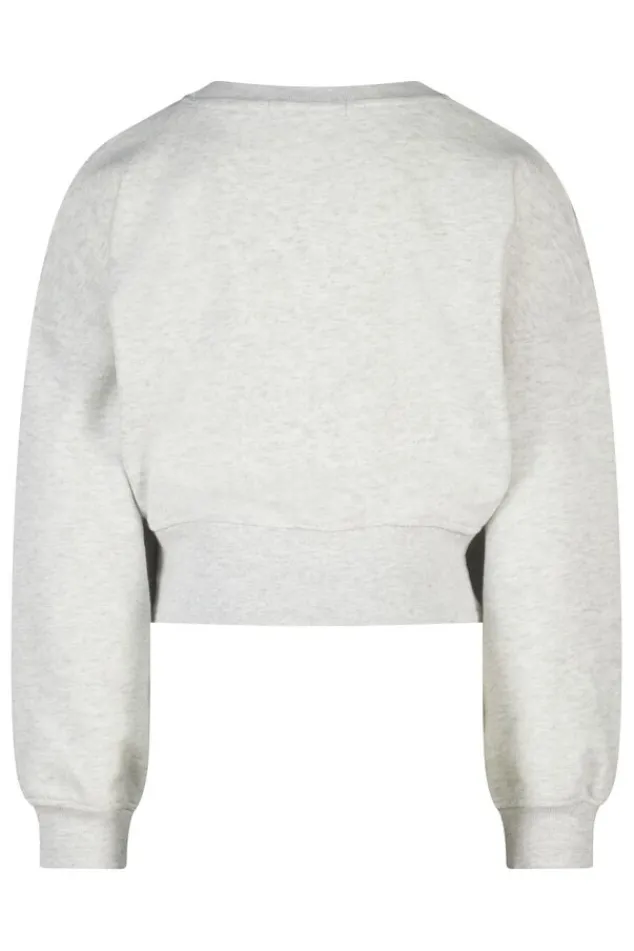 America Today Truien & Vesten|Sweaters & Hoodies^Sweater Sina Jr sweater met artwork op de borst en lange zoom