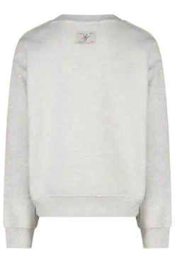 America Today Truien & Vesten|New In^Sweater Siri JR sweater met chest print en contraststrepen