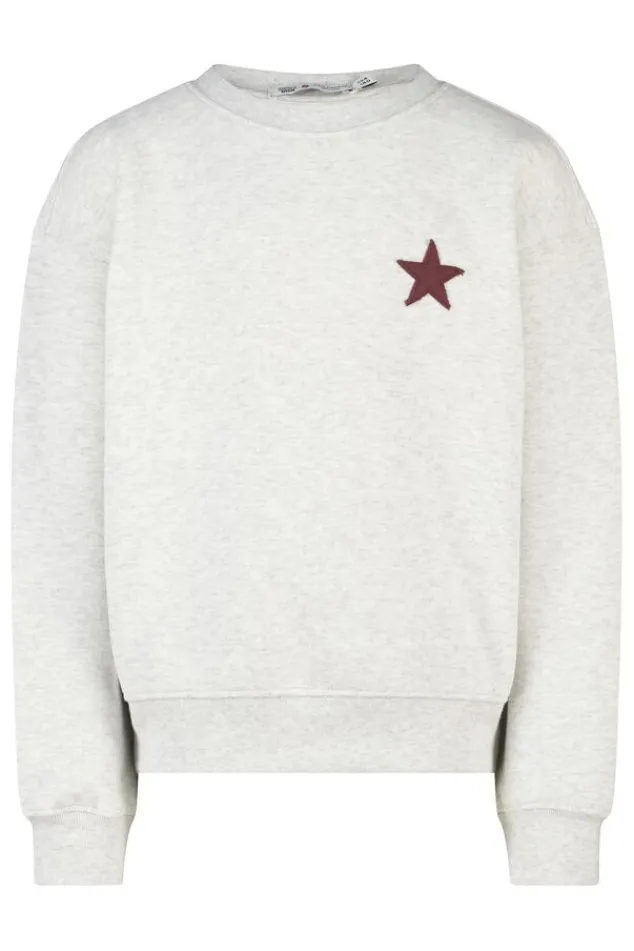 America Today Truien & Vesten|New In^sweater Stazie Jr Oversized sweater met front en back patch