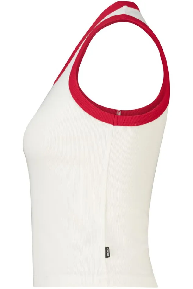 America Today New In|T-Shirts & Tops^Tanktop Goya i fit tanktop et borduring op de rug