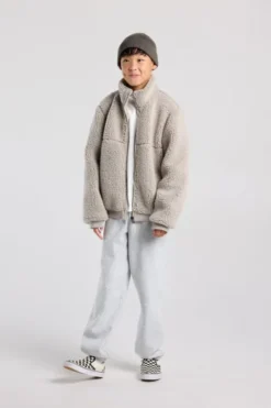 America Today Sweaters & Hoodies|New In^Teddy vest Bodhi Jr gevoerd teddy vest met aantrekkoorden