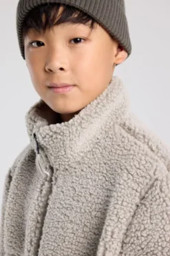 America Today Sweaters & Hoodies|New In^Teddy vest Bodhi Jr gevoerd teddy vest met aantrekkoorden