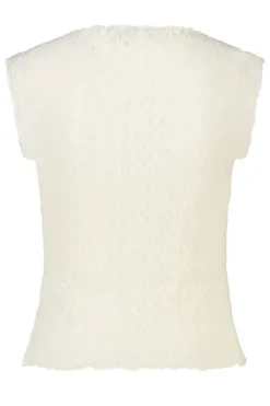 America Today New In|T-Shirts & Tops^Top Gini ouwoze kanten top et V-ha en knoopje