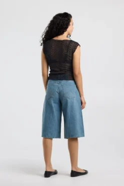 America Today New In|T-Shirts & Tops^Top Gini ouwoze kanten top et V-ha en knoopje