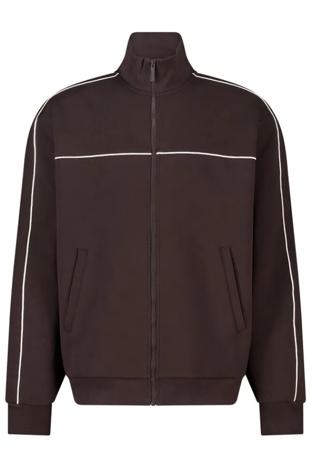 America Today Truien & Vesten|New In^Track jacket Bobby reaxed fit track jacket et piping detai