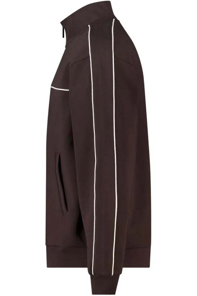 America Today Truien & Vesten|New In^Track jacket Bobby reaxed fit track jacket et piping detai