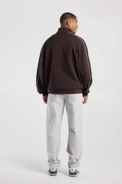America Today Truien & Vesten|New In^Track jacket Bobby reaxed fit track jacket et piping detai