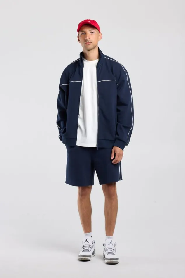 America Today Truien & Vesten|New In^Track jacket Bobby reaxed fit track jacket et piping detai