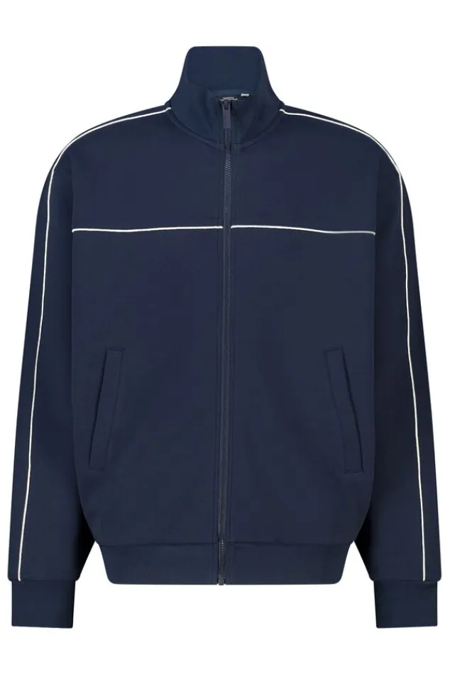 America Today Truien & Vesten|New In^Track jacket Bobby reaxed fit track jacket et piping detai