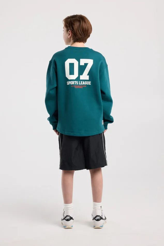 America Today Shorts^Track short Nessie Jr elastische taille met ritszak achter
