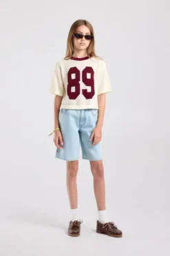 America Today Truien & Vesten|New In^Trui Kimmie Jr gebreid model met korte mouwen