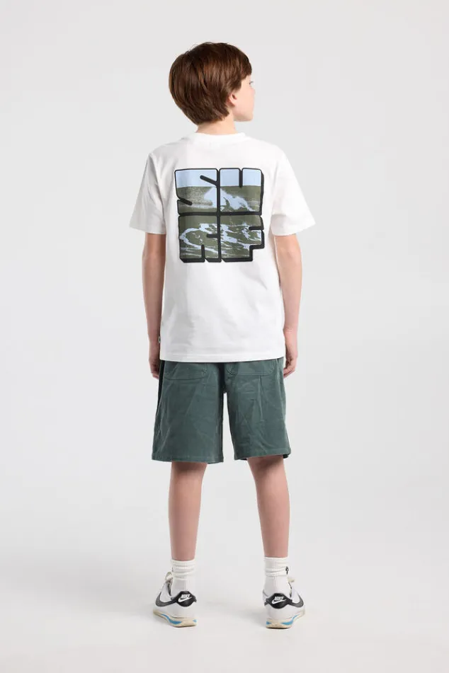 America Today T-Shirts & Tops^T-shirt Edson Jr regular fit met print voor en achter