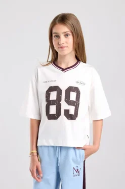 America Today T-Shirts & Tops|New In^T-shirt Elba Jr oversized boxy t-shirt met front prints
