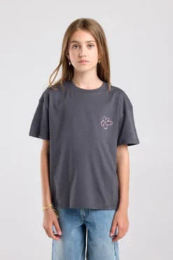 America Today T-Shirts & Tops|New In^T-shirt Elira Jr loose fit T-shirt met borst- en rugprint