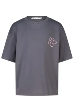 America Today T-Shirts & Tops|New In^T-shirt Elira Jr loose fit T-shirt met borst- en rugprint