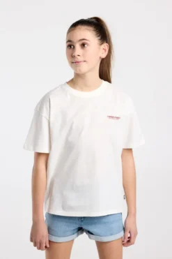 America Today T-Shirts & Tops^T-shirt Ellinor Jr loose fit t-shirt van biologisch katoen met print