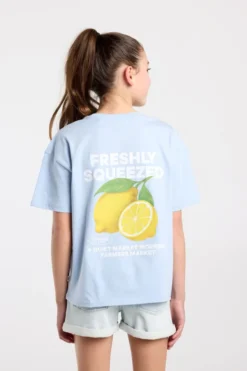 America Today T-Shirts & Tops^T-shirt Ellinor Jr loose fit t-shirt van biologisch katoen met print