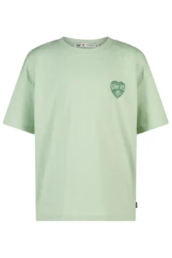 America Today T-Shirts & Tops^T-shirt Ellinor Jr loose fit t-shirt van biologisch katoen met print