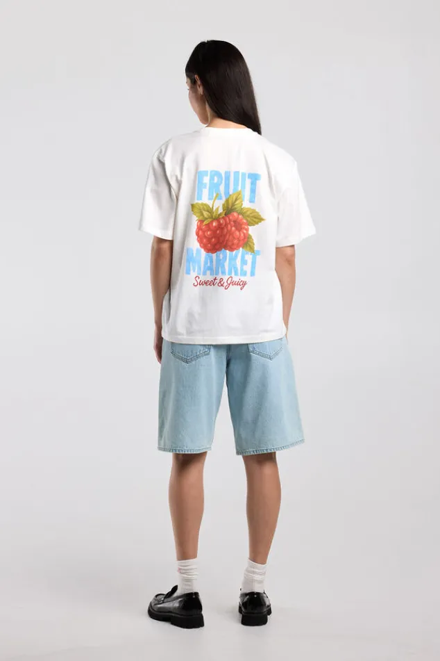America Today T-Shirts & Tops^T-hirt Einor ooe fit t-hirt et print op bort en rug