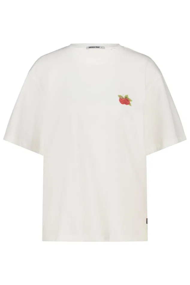 America Today T-Shirts & Tops^T-hirt Einor ooe fit t-hirt et print op bort en rug