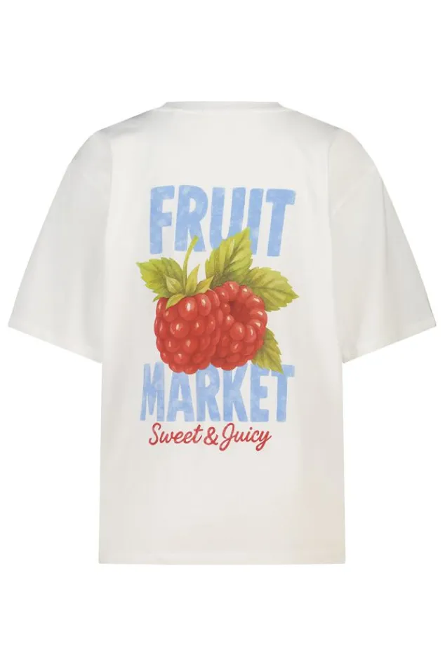 America Today T-Shirts & Tops^T-hirt Einor ooe fit t-hirt et print op bort en rug