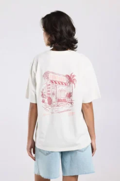 America Today T-Shirts & Tops^T-hirt Einor ooe fit t-hirt et print op bort en rug