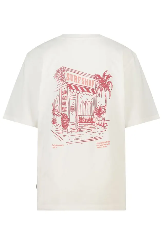 America Today T-Shirts & Tops^T-hirt Einor ooe fit t-hirt et print op bort en rug