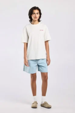 America Today T-Shirts & Tops^T-hirt Einor ooe fit t-hirt et print op bort en rug