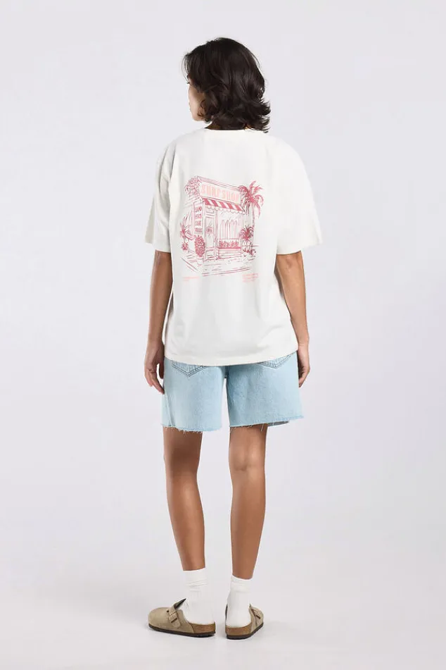 America Today T-Shirts & Tops^T-hirt Einor ooe fit t-hirt et print op bort en rug