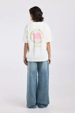 America Today T-Shirts & Tops^T-hirt Einor ooe fit t-hirt et print op bort en rug