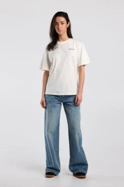 America Today T-Shirts & Tops^T-hirt Einor ooe fit t-hirt et print op bort en rug
