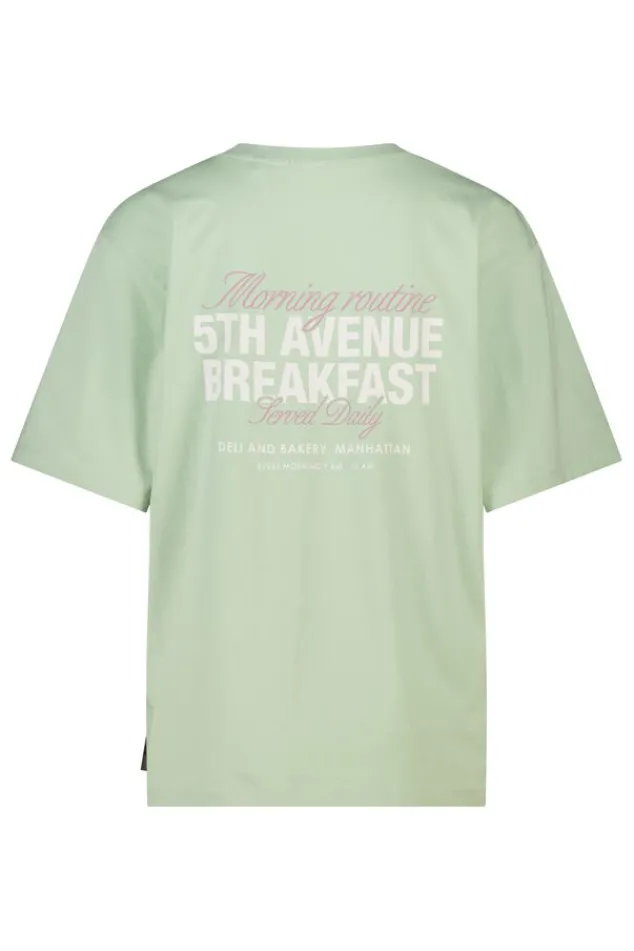 America Today T-Shirts & Tops^T-hirt Einor ooe fit t-hirt et print op bort en rug