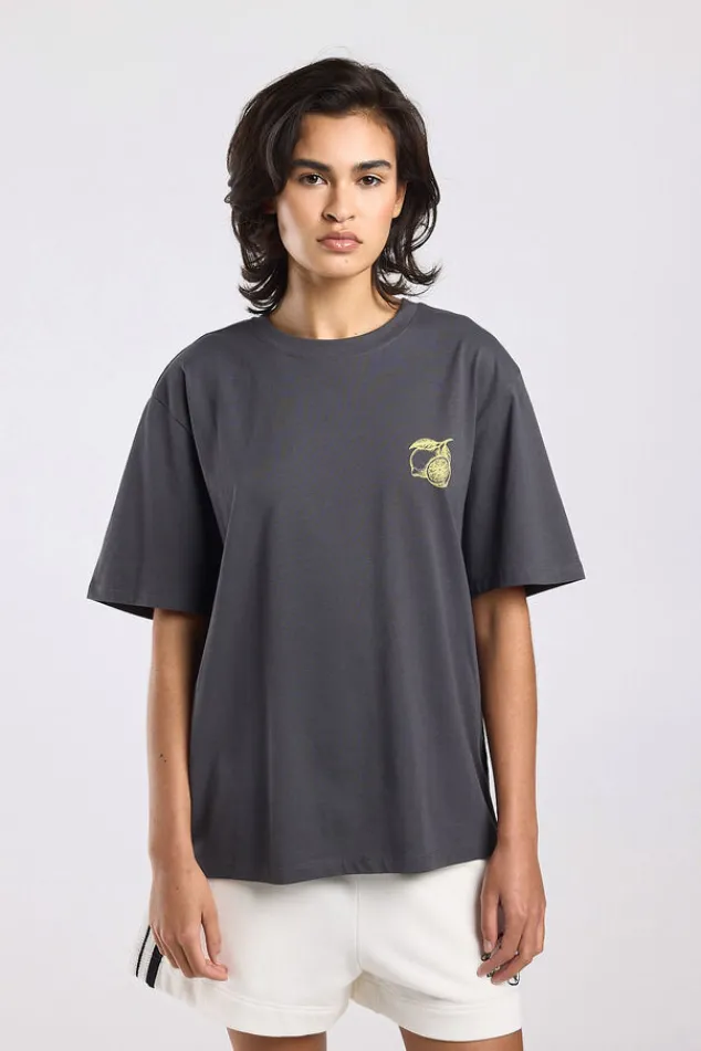 America Today T-Shirts & Tops^T-hirt Einor ooe fit t-hirt et print op bort en rug